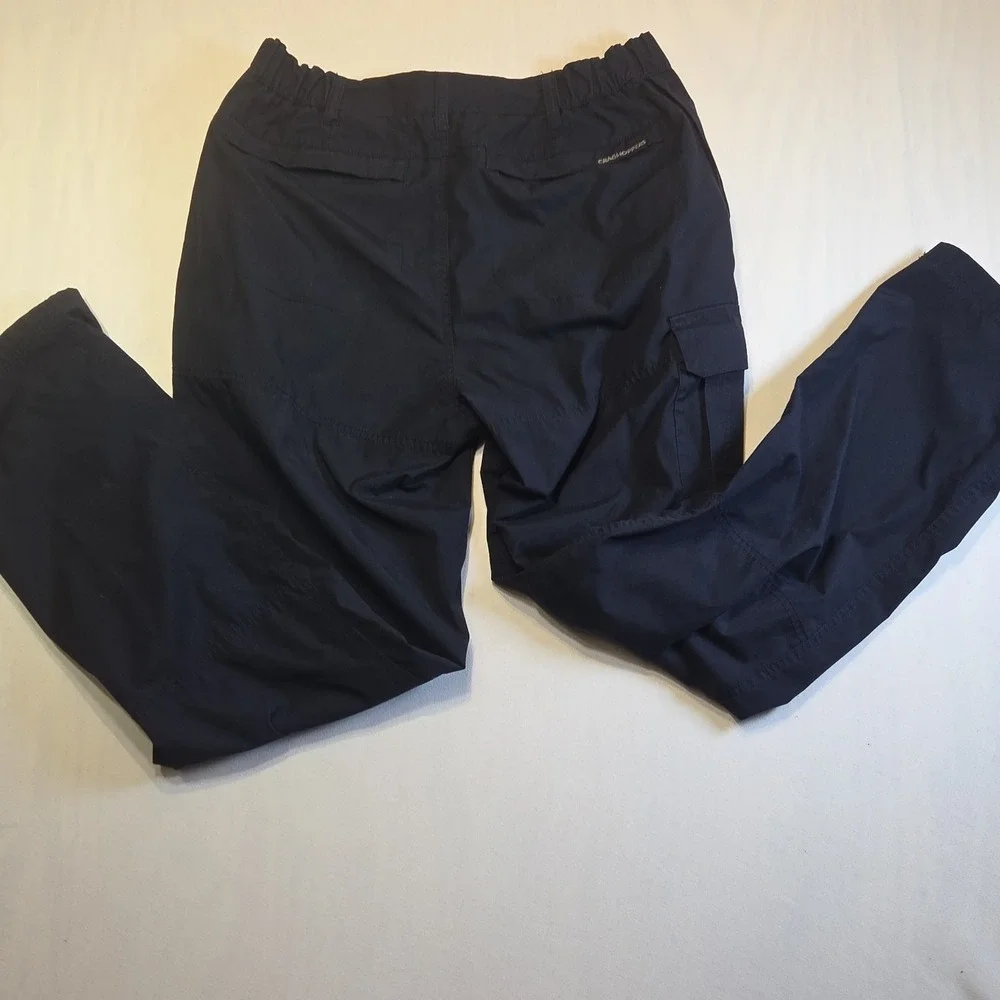 Craghoppers Cargo Hiking Pants Men's 34L Navy Blue Outdoor Travel Utility Pants